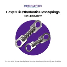 OrthoMetric Flexy NiTi Orthodontic Close Springs For Mini Screw - 6