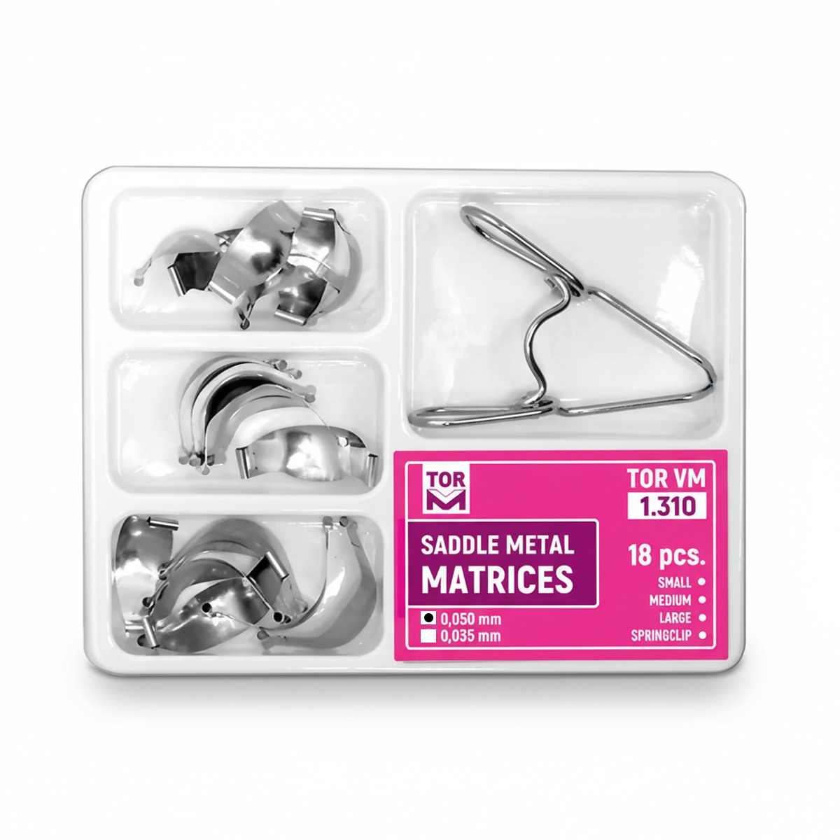 Tor Vm Saddle Metal Matrices(Complete Kit) No 1.310