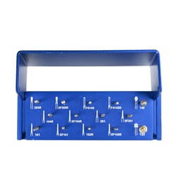 Waldent Crown & Bridge Tooth Preparation Diamond Bur Kit (Set of 14) - 9
