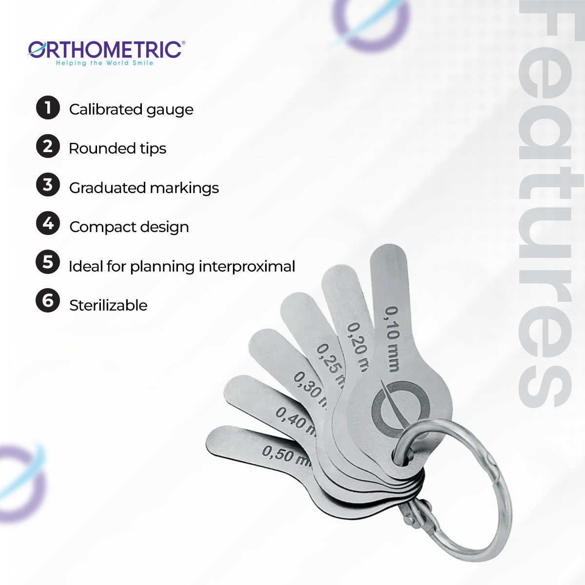OrthoMetric Interproximal Space Gauge - (75.00.0017)