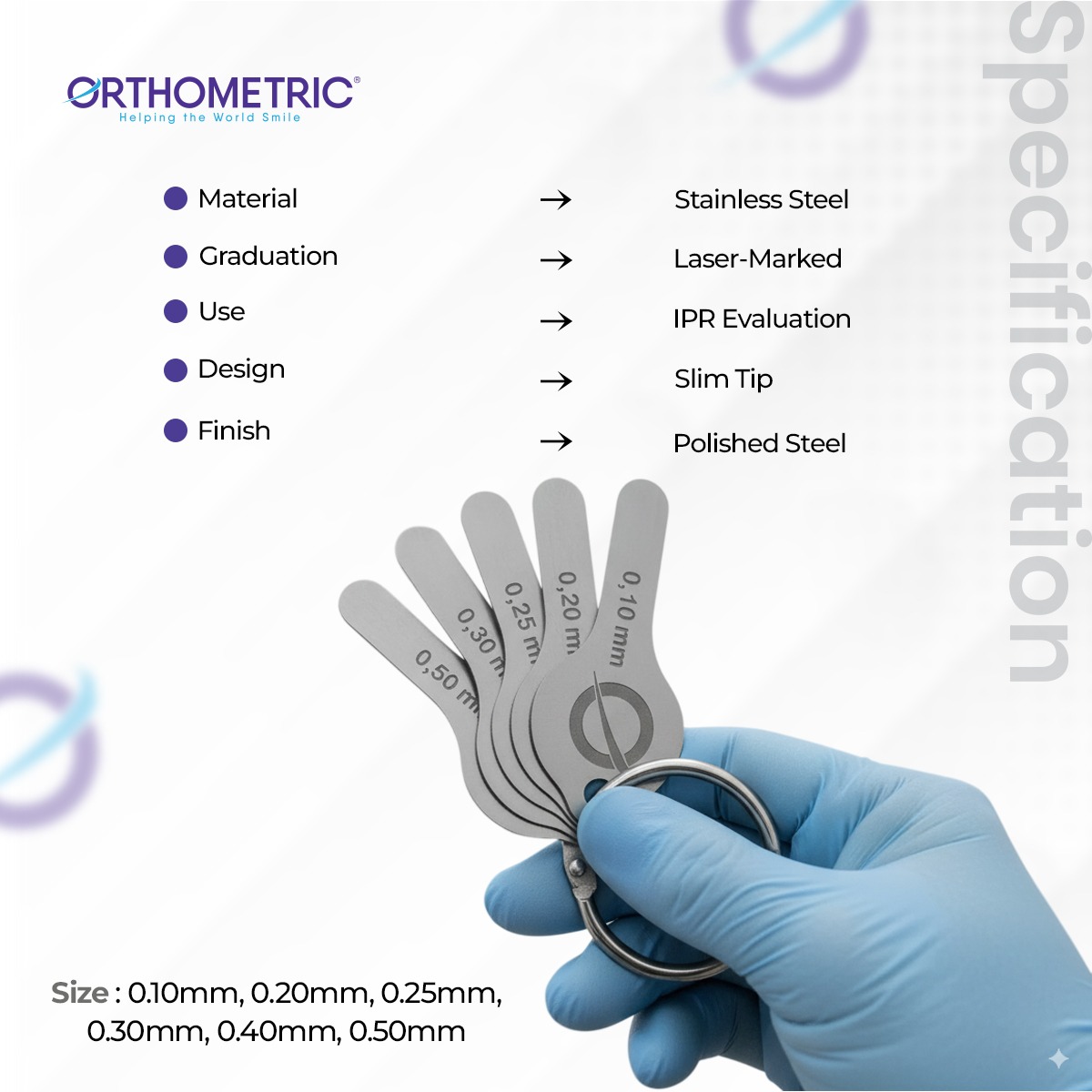 OrthoMetric Interproximal Space Gauge - (75.00.0017)