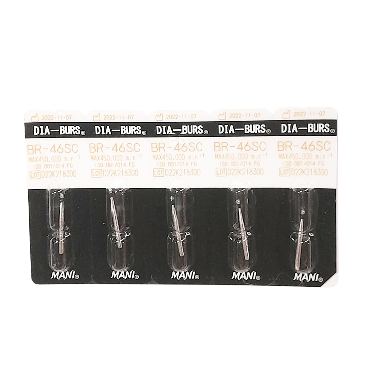 Mani Diamond Airotor Burs - BR - 46SC