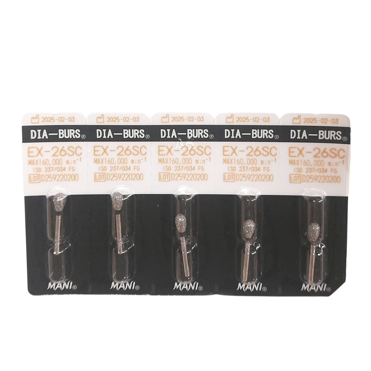 Mani Diamond Airotor Burs - EX - 26SC