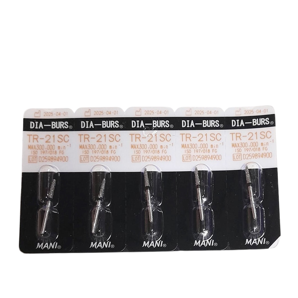 Mani Diamond Airotor Burs - TR - 21SC