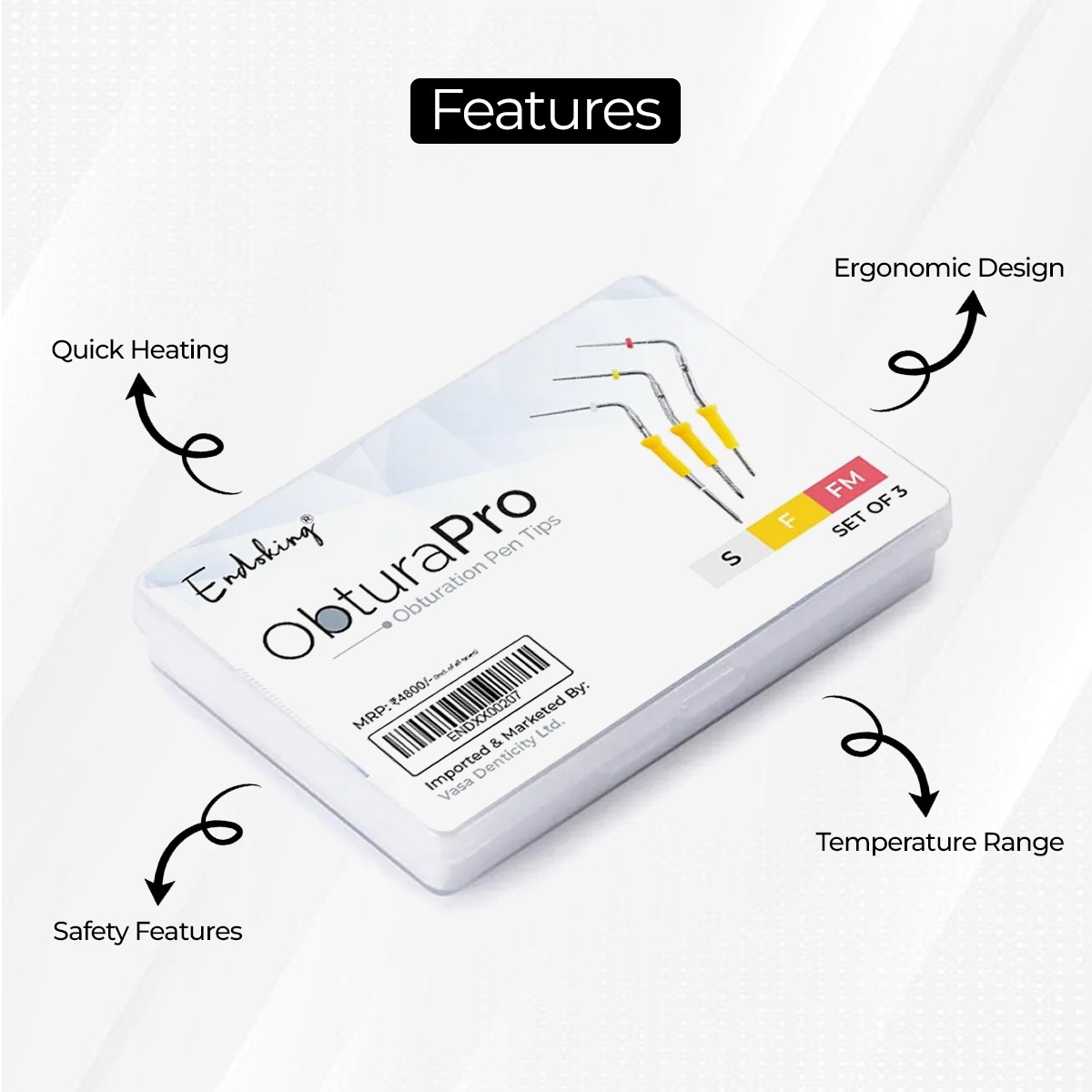 Endoking ObturaPro Obturation Pen Tips (Set of 3)