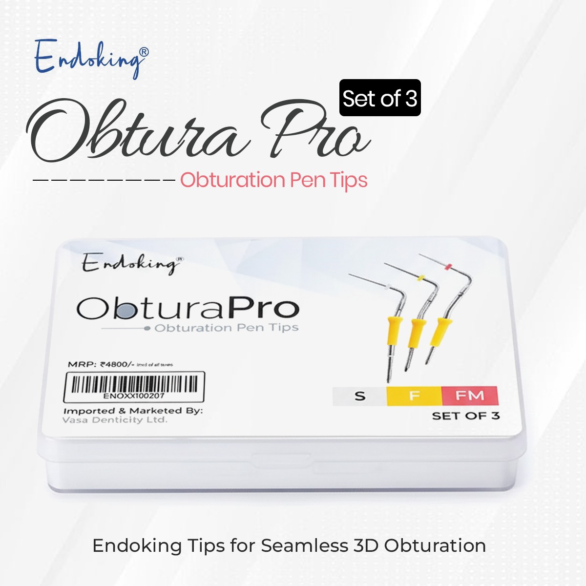 Endoking ObturaPro Obturation Pen Tips (Set of 3)