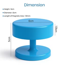 ET Dental Magnetic Dental Bur Holder - Blue      - 6