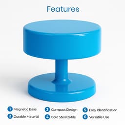 ET Dental Magnetic Dental Bur Holder - Blue      - 7