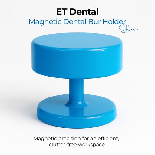 ET Dental Magnetic Dental Bur Holder - Blue     