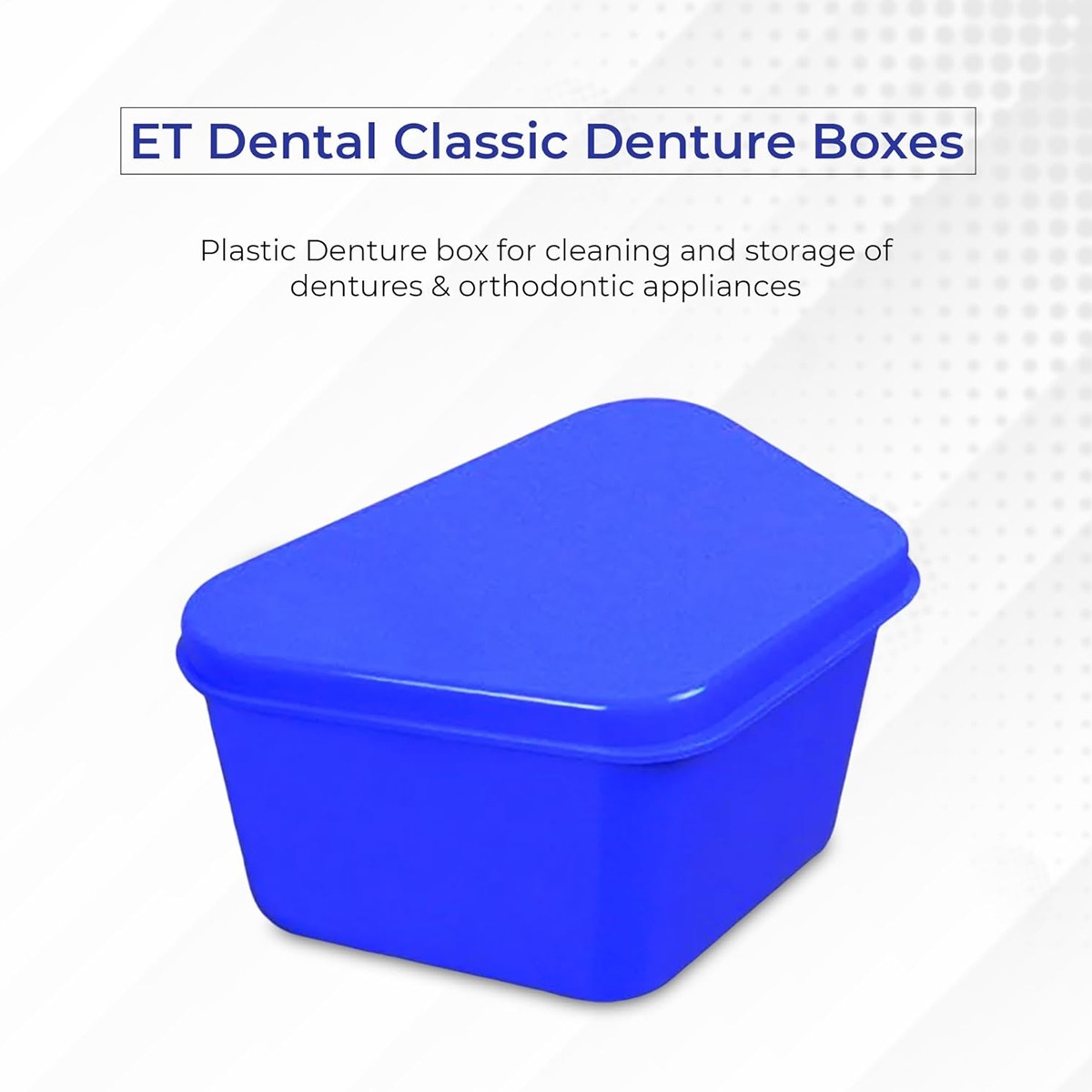 ET Dental Classic Denture Boxes (Pack of 10)