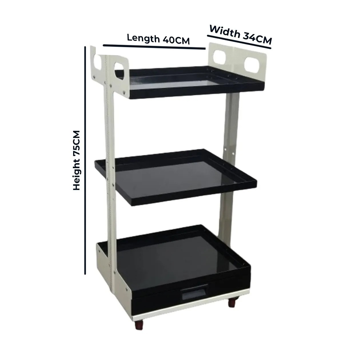 Life Dental Trolley Economy Double Pillar(Lite)