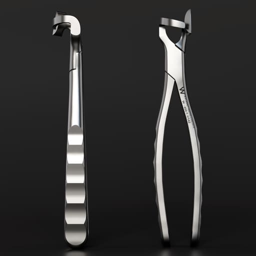 Waldent Physics Forceps Set of 2 K1/4 