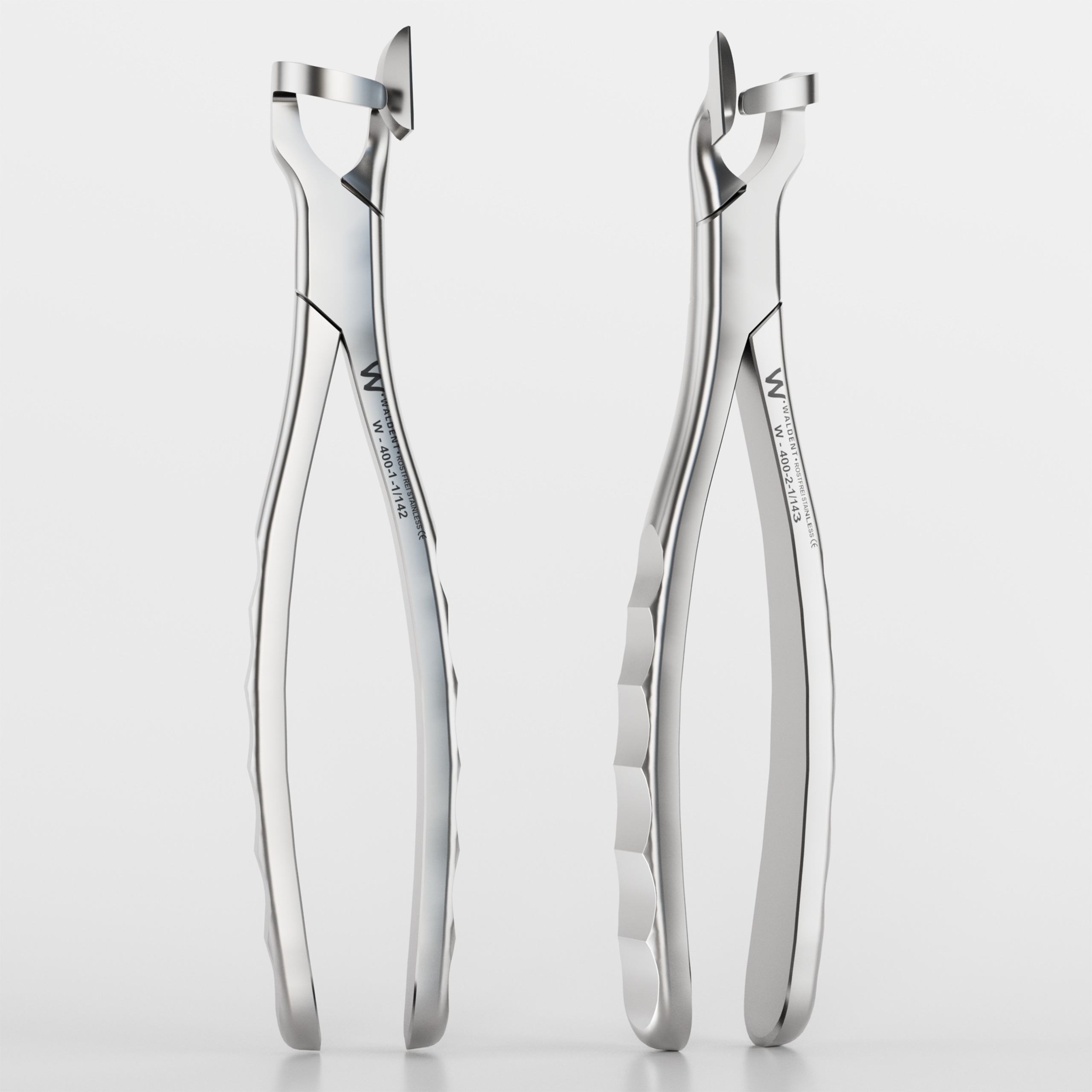 Waldent Physics Forceps Set of 2 K1/4 