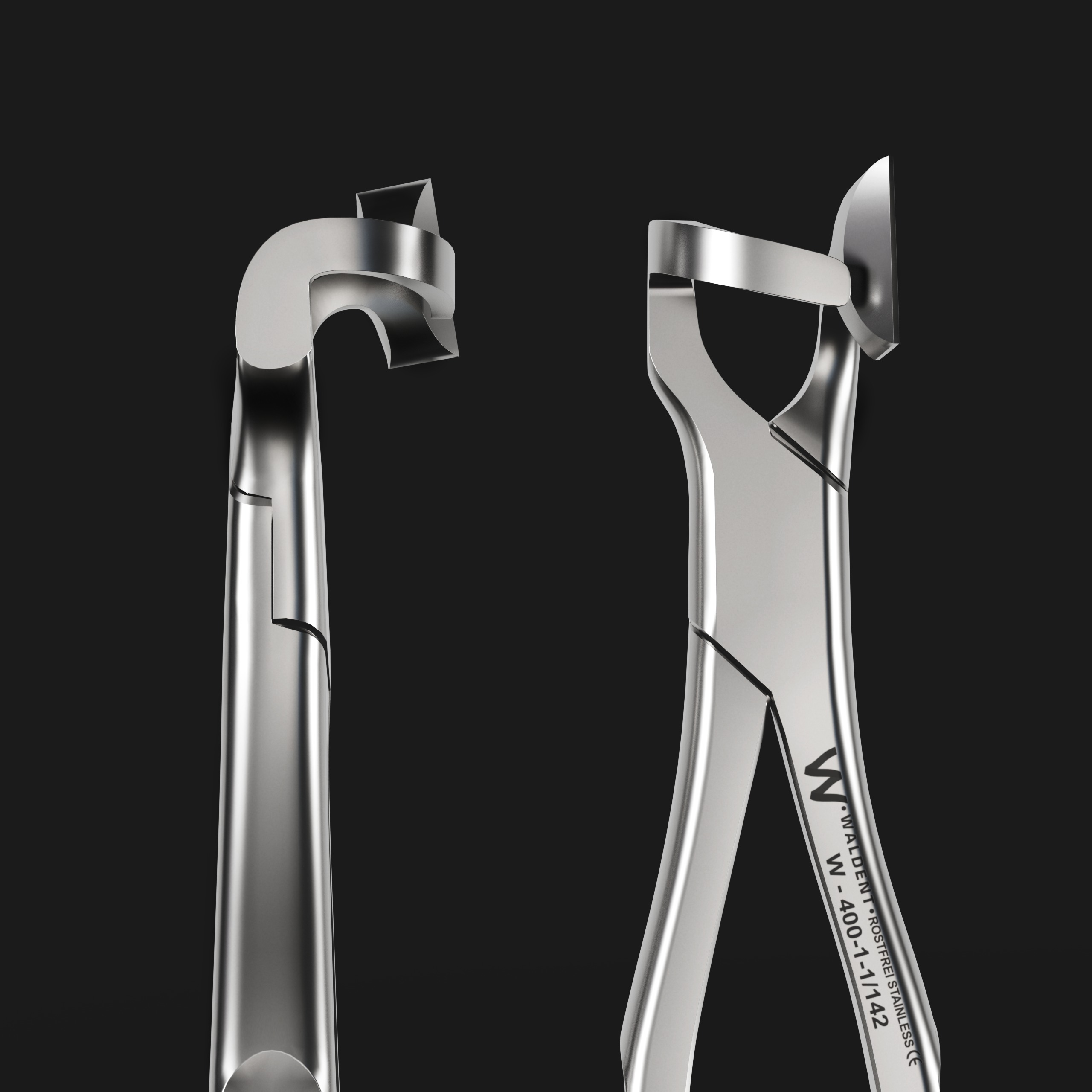 Waldent Physics Forceps Set of 2 K1/4