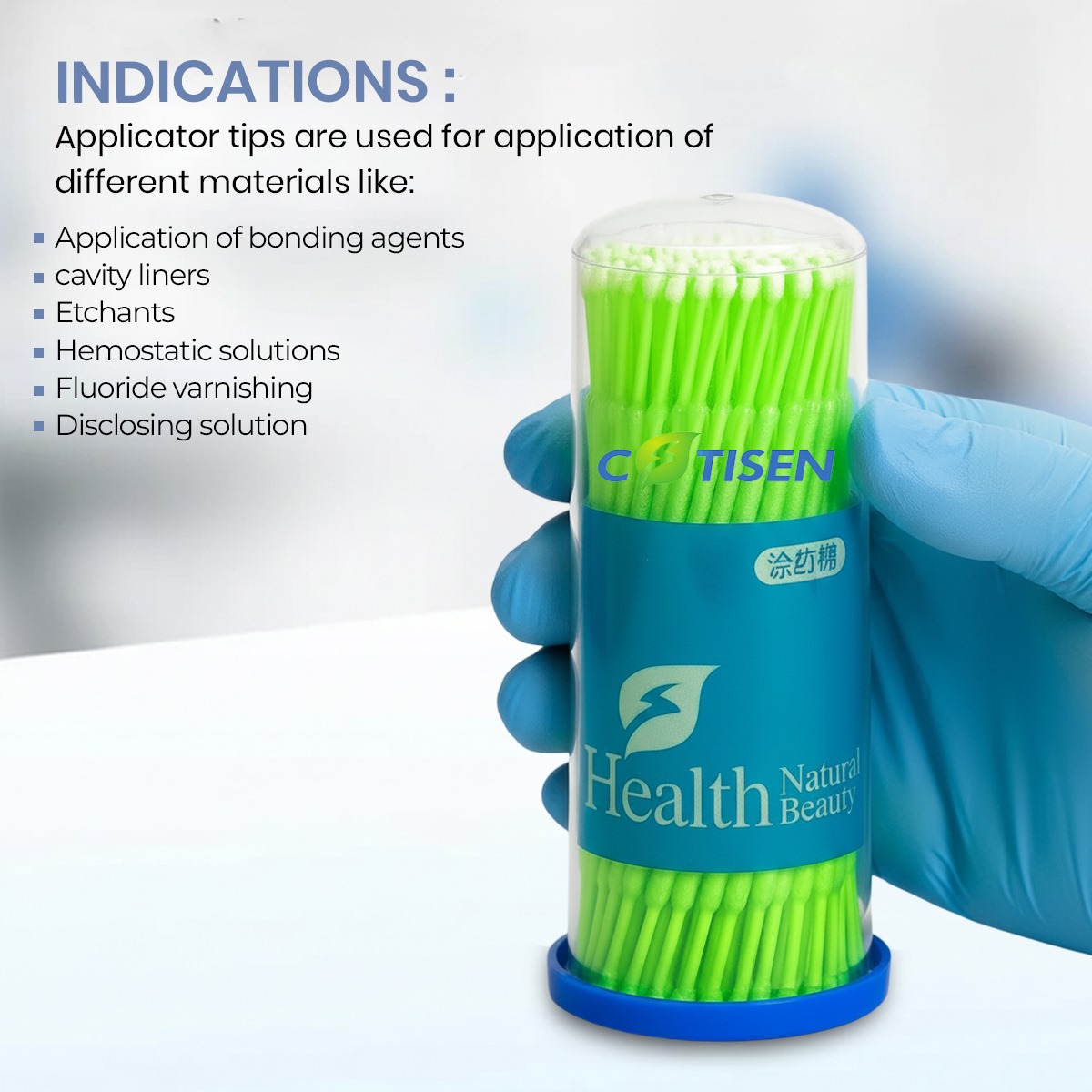 Cotisen Dental Micro Applicators Tips