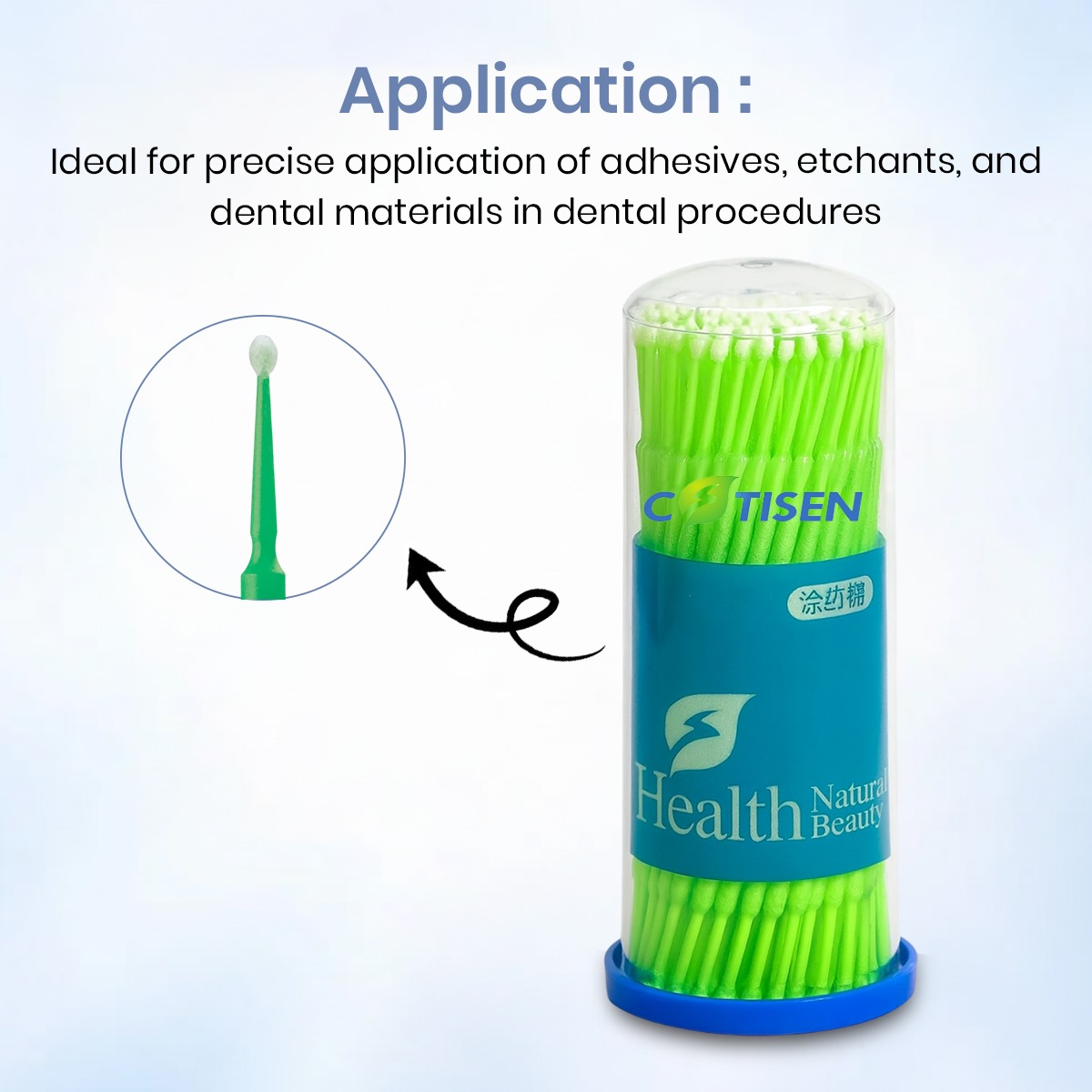Cotisen Dental Micro Applicators Tips