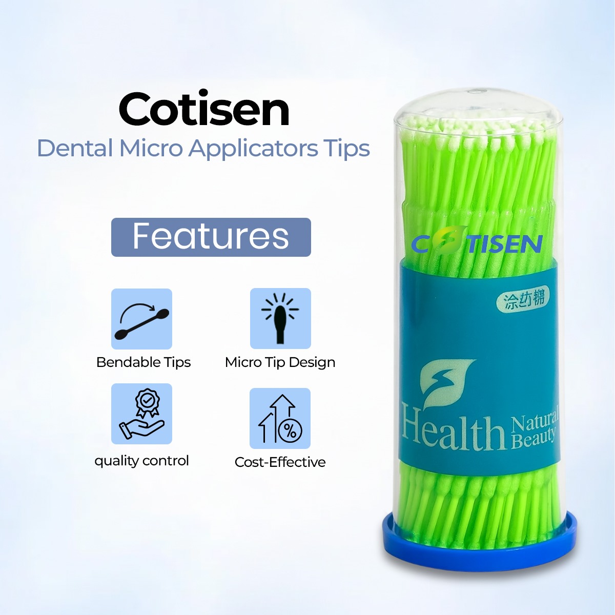 Cotisen Dental Micro Applicators Tips