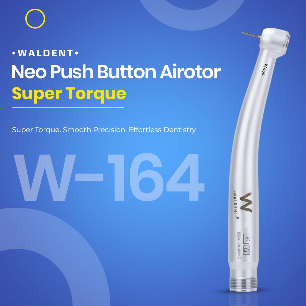 Waldent Neo Push Button Airotor - Super Torque (W-164)
