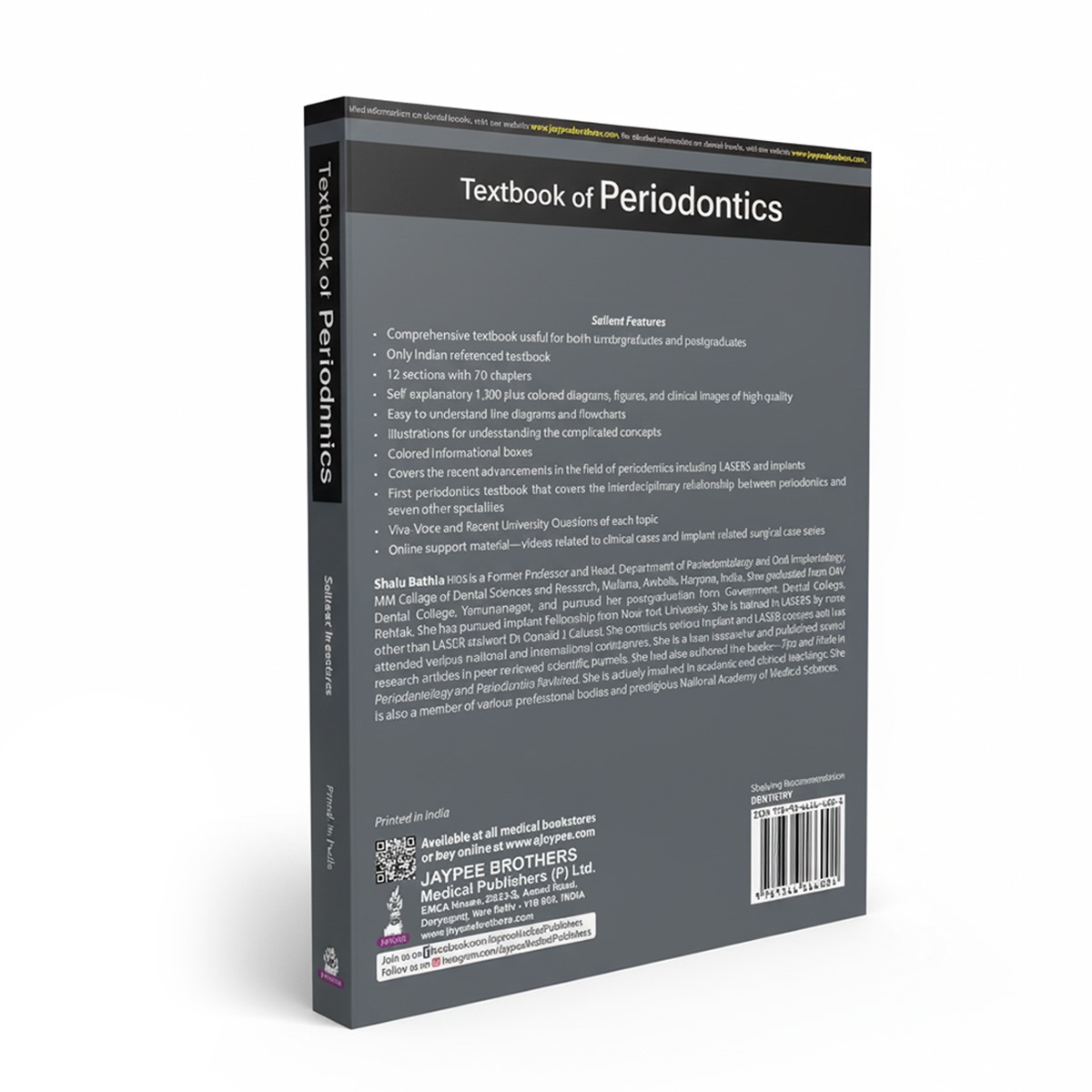 Jaypee Medical Textbook of Periodontics 3rd Edition (ISBN - 166001)