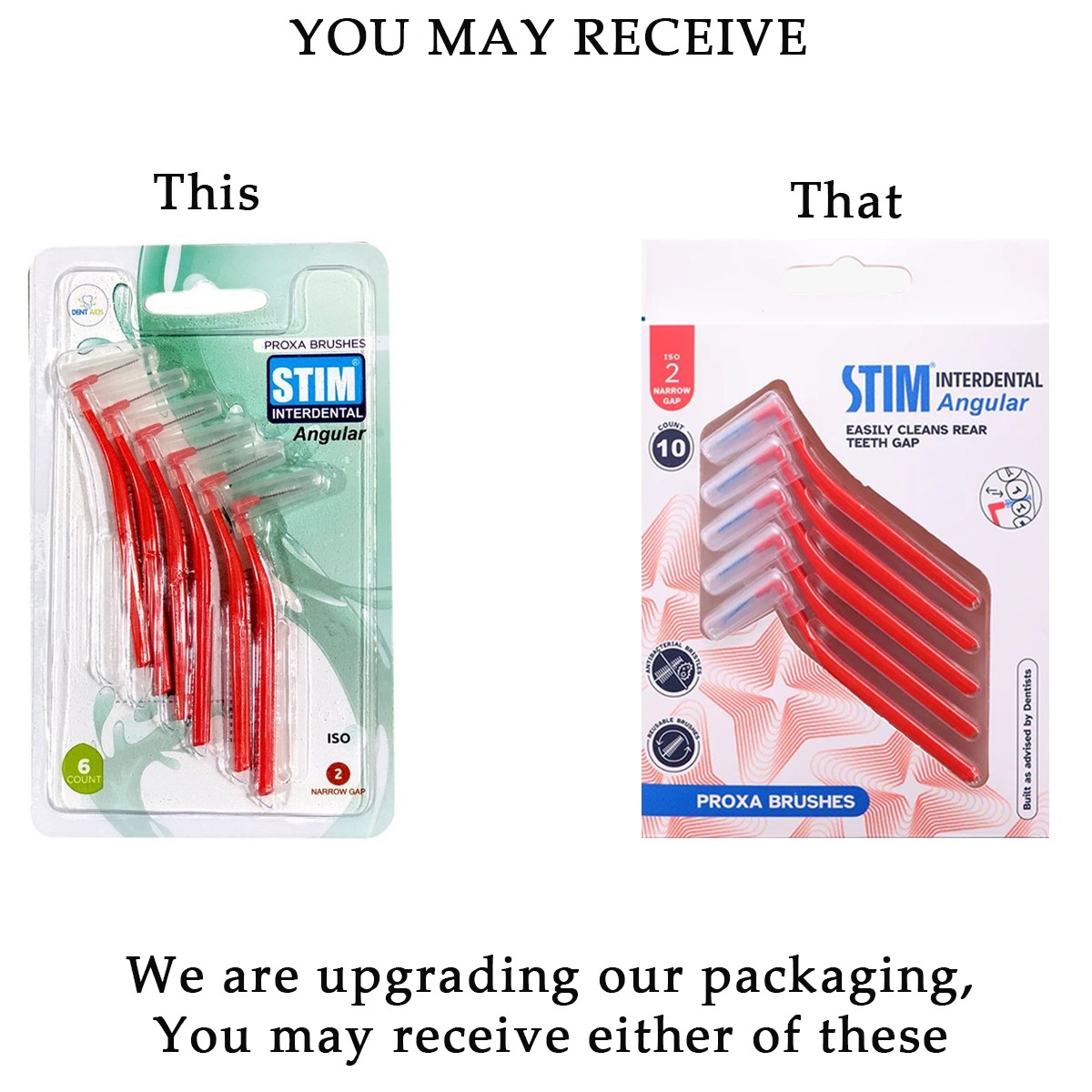 Stim Proxa Interdental Angular Brushes 