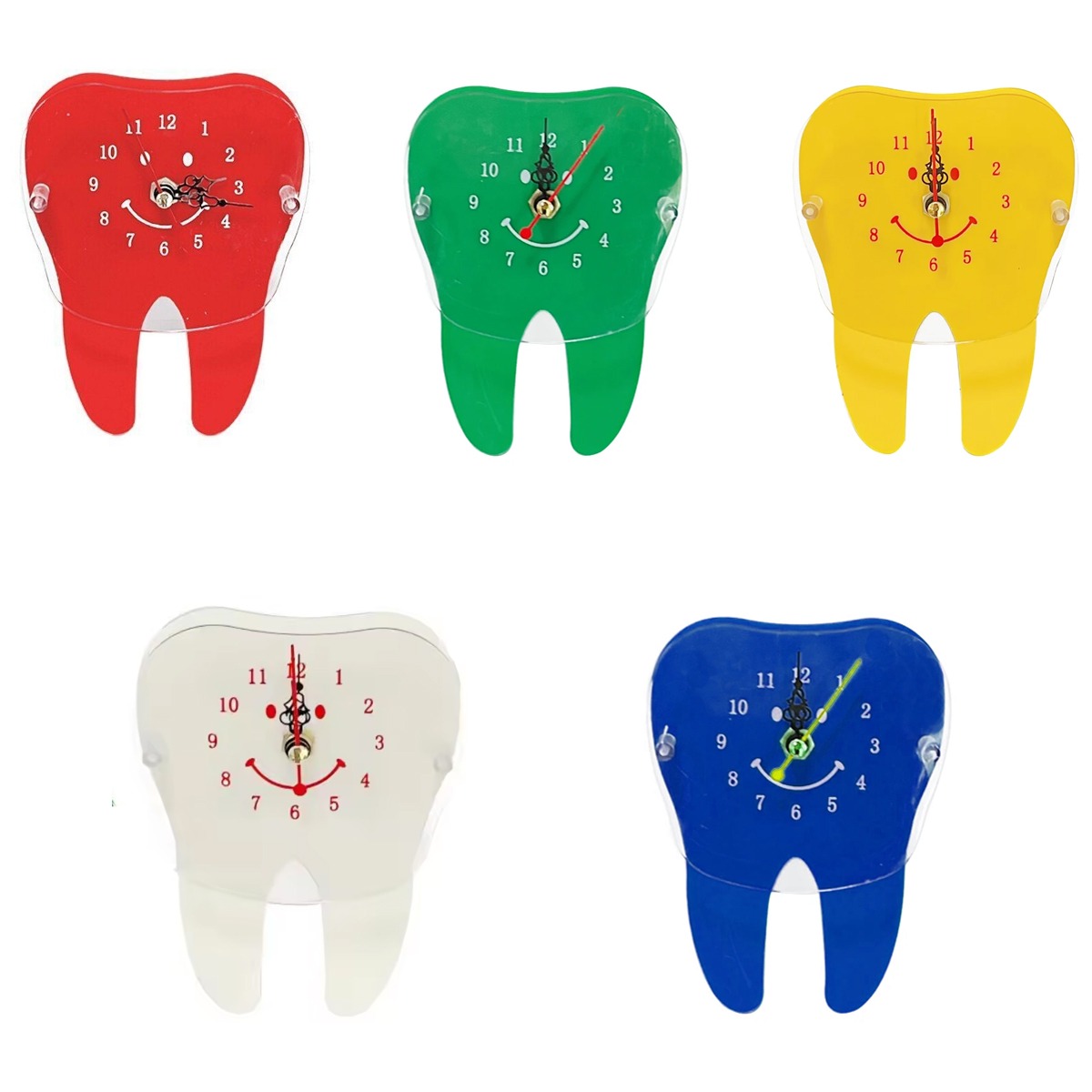 Tooth Shape Table Clock