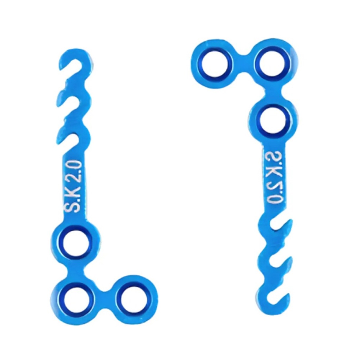 SK Surgicals Orthodontic Titanium Mini Anchorage Plate L Shape - 2mm