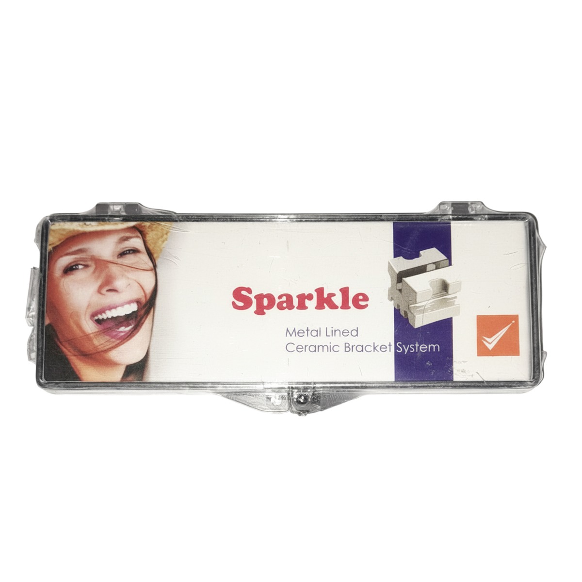 JJ Ortho Sparkle Metal Lined Ceramic Bracket Kit Roth 018 (10.14.100)