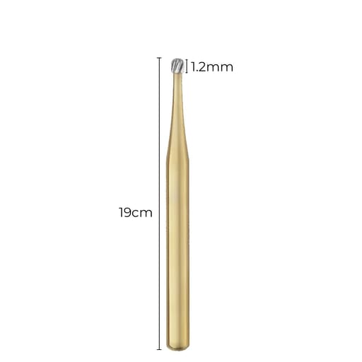 Ss White Round Finishing Bur-12 Blades #7003 (Pack Of 5)