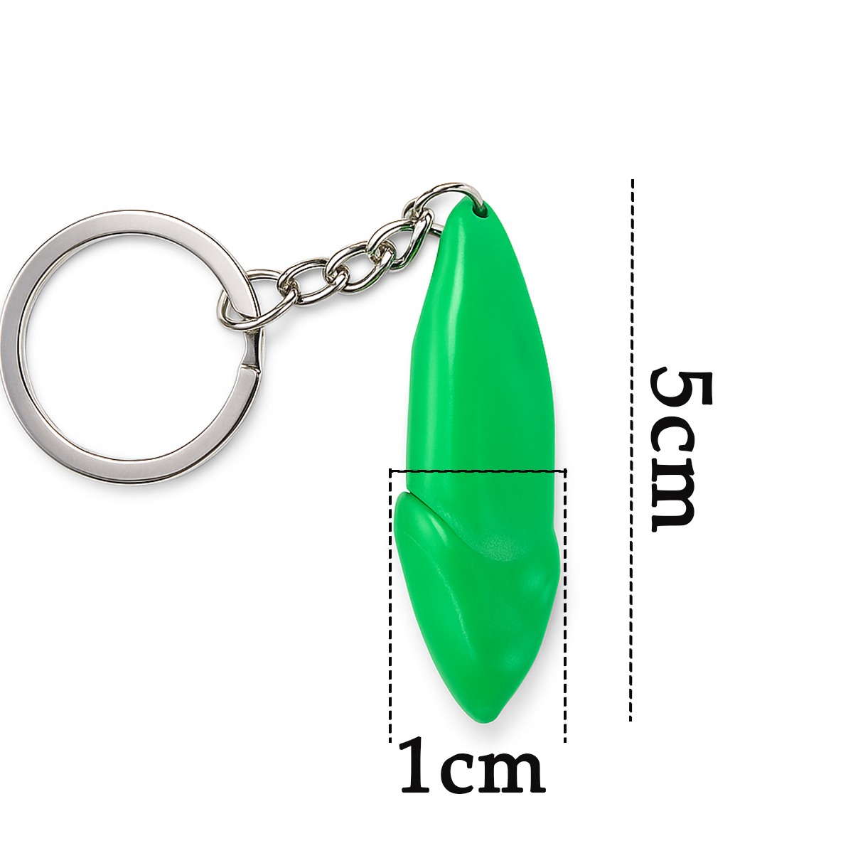 iDENTical Canine Tooth Keychain - Green ZYR-3003