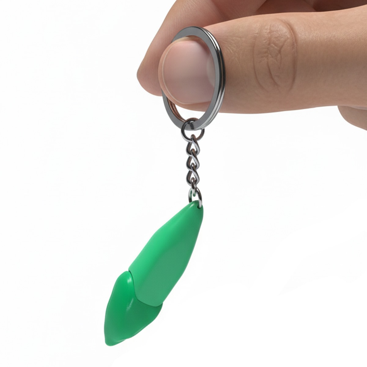 iDENTical Canine Tooth Keychain - Green ZYR-3003