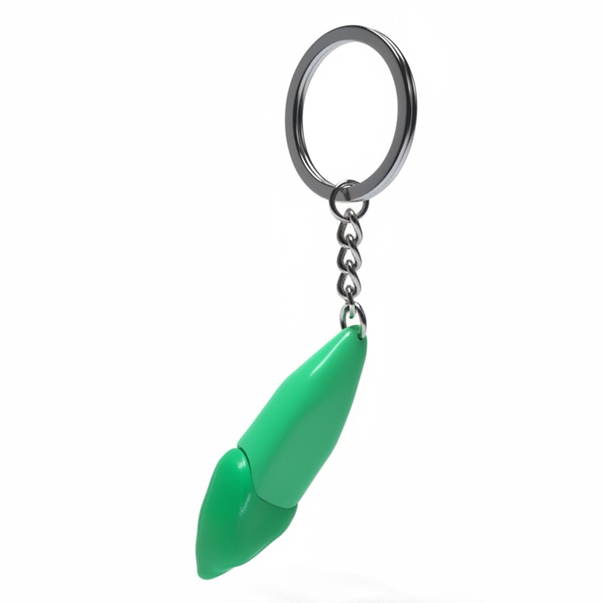 iDENTical Canine Tooth Keychain - Green ZYR-3003