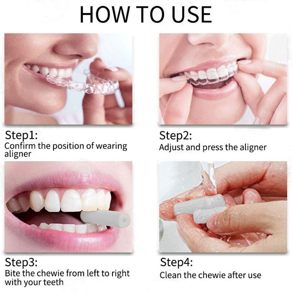 MyOra AlignPerfect Clear Aligner Chewies - Pack Of 50 (2 Chewies/Pack)