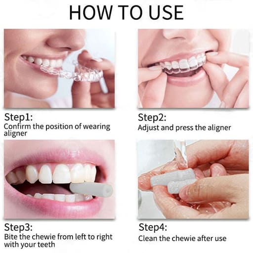 MyOra AlignPerfect Clear Aligner Chewies - Pack Of 50 (2 Chewies/Pack)