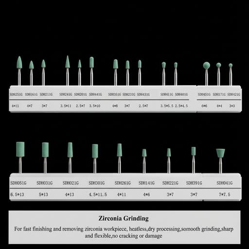 Labodent Diamond Stones Kit HP For Zirconia Grinding And Polishing