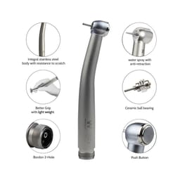 Waldent Premium Plus Push Button Airotor Super Torque (W-122) - 11