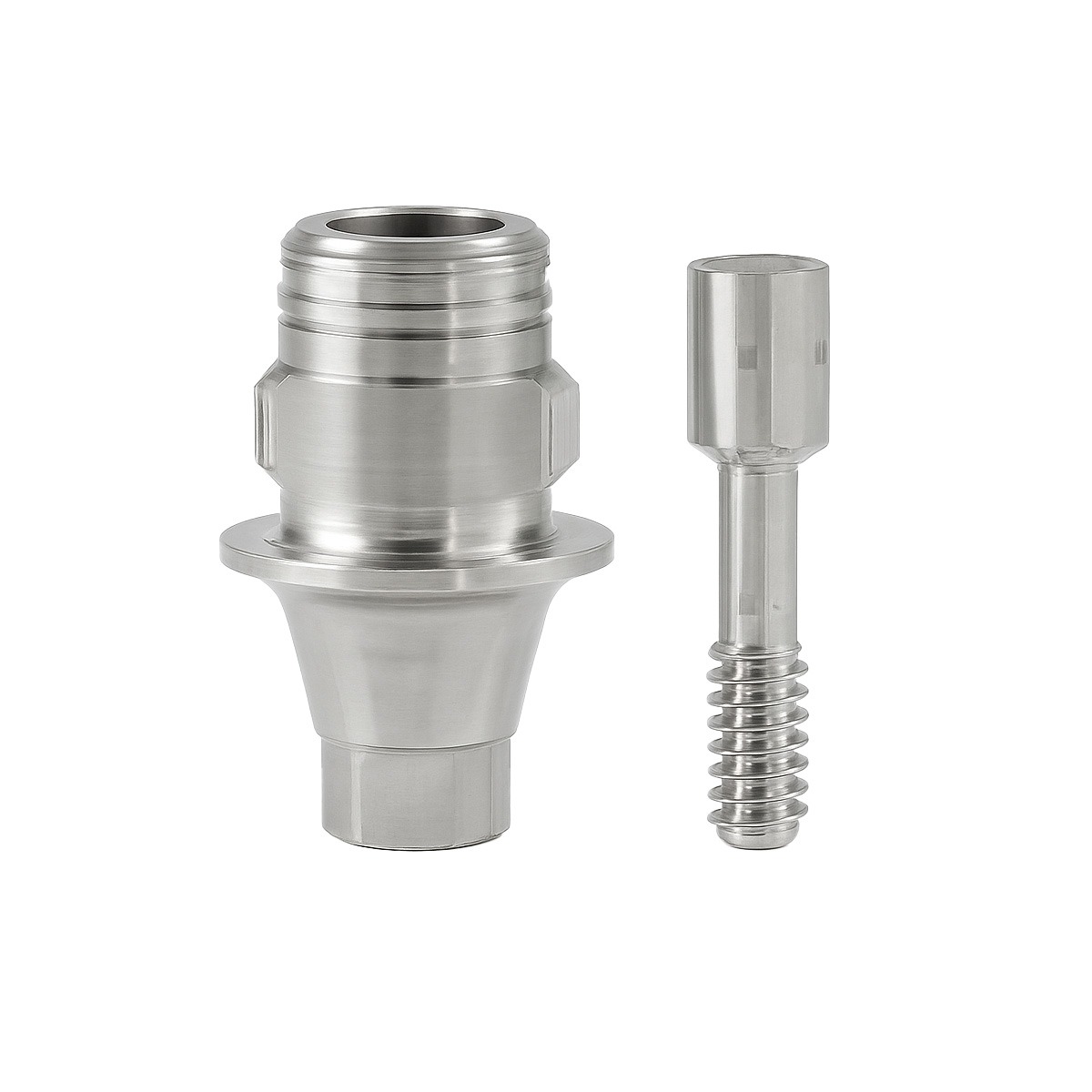 Mediden Israeli Compatible Titanium Ti-base Abutment With Screw 4mm - Hex (TB-H-98)