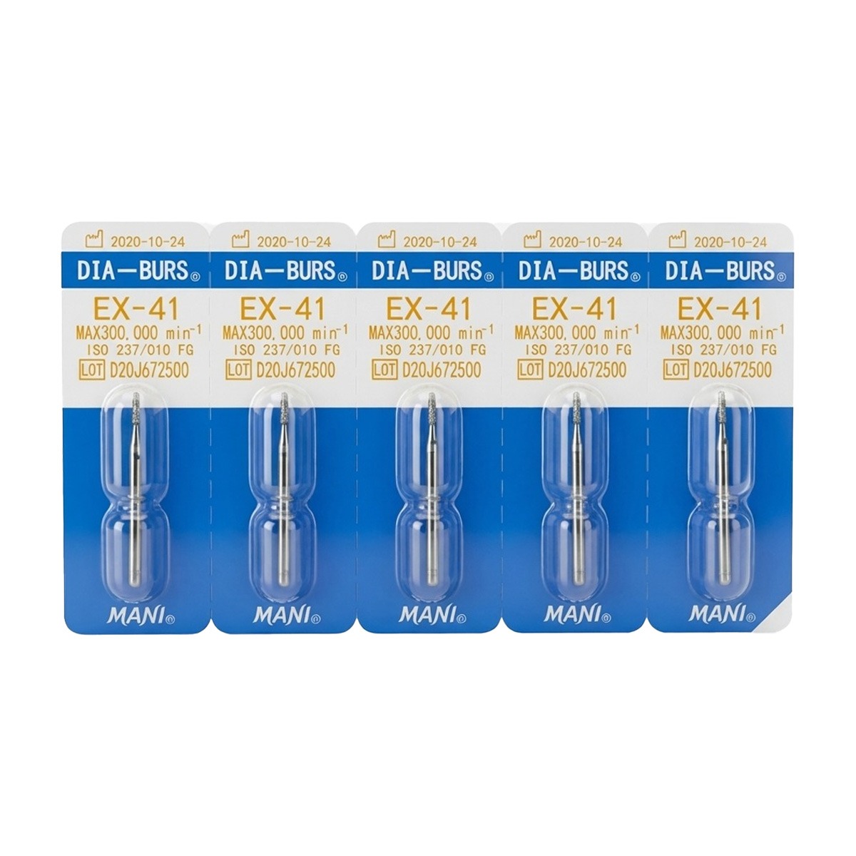 Mani Diamond Airotor Burs - Special (Extra) Shape / Ex Series