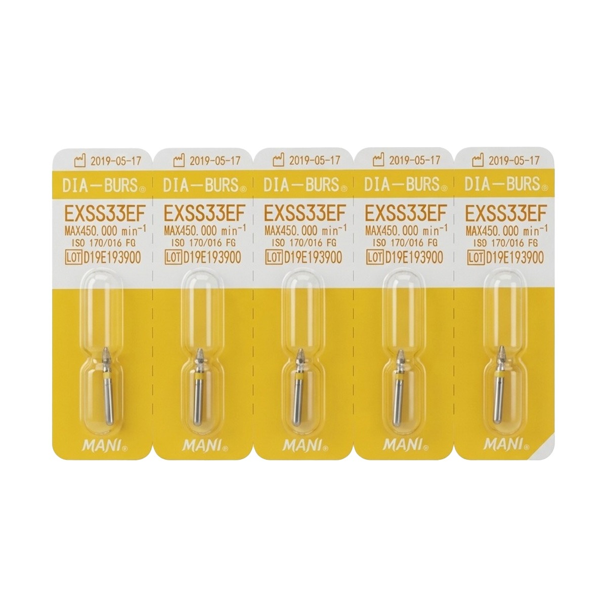 Mani Diamond Airotor Burs - Special (Extra) Shape / Ex Series