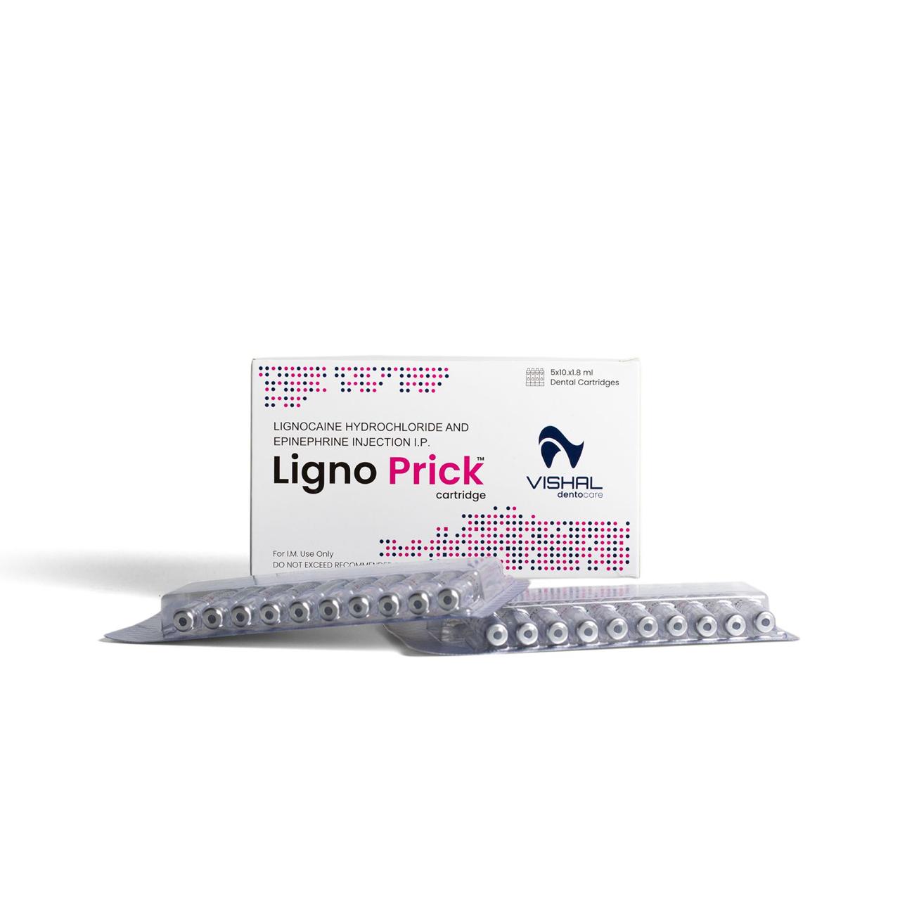 Vishal DentoCare Ligno Prick Cartridges (Pack of 50) 