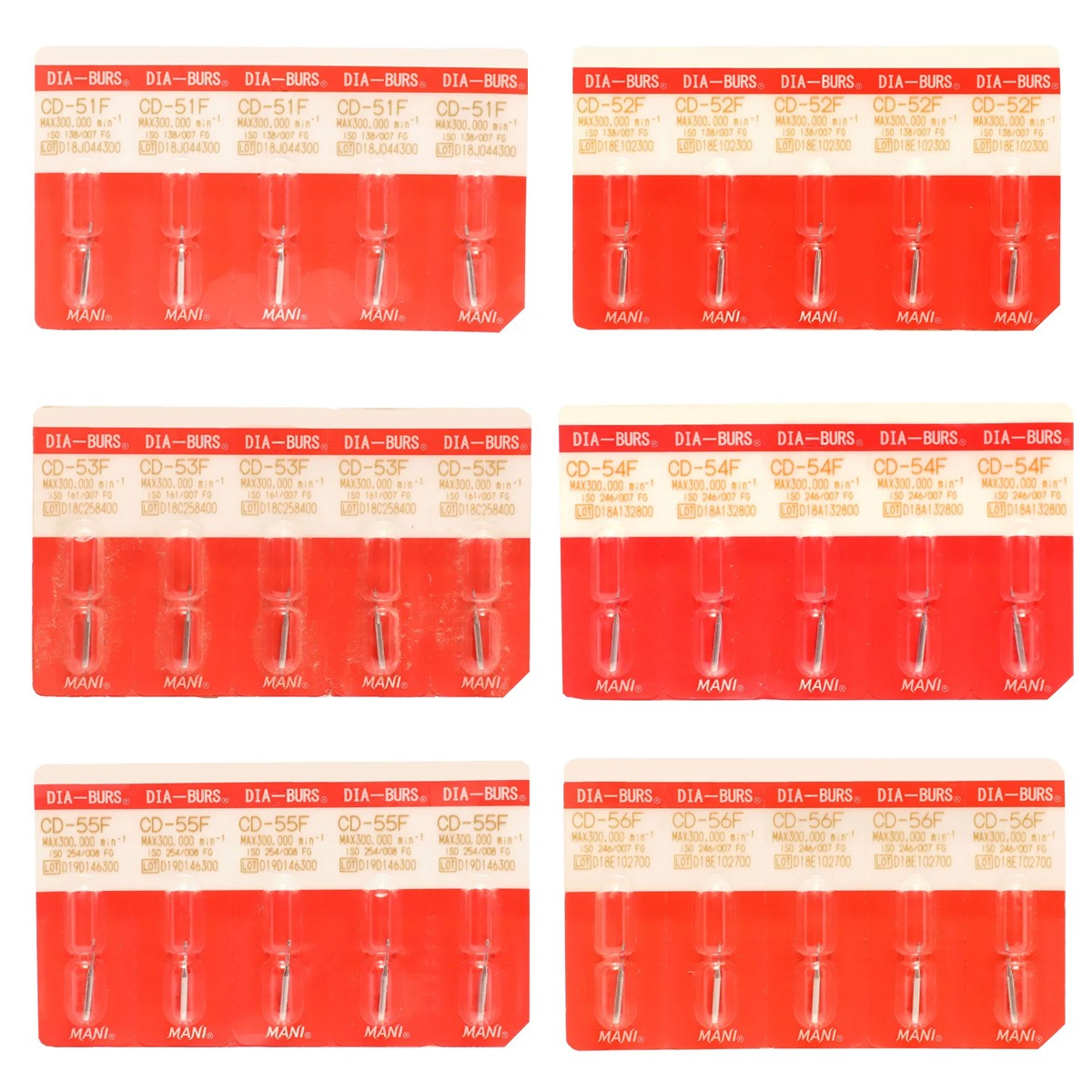 Mani Diamond Burs - Children'S Densitry / Cd Series