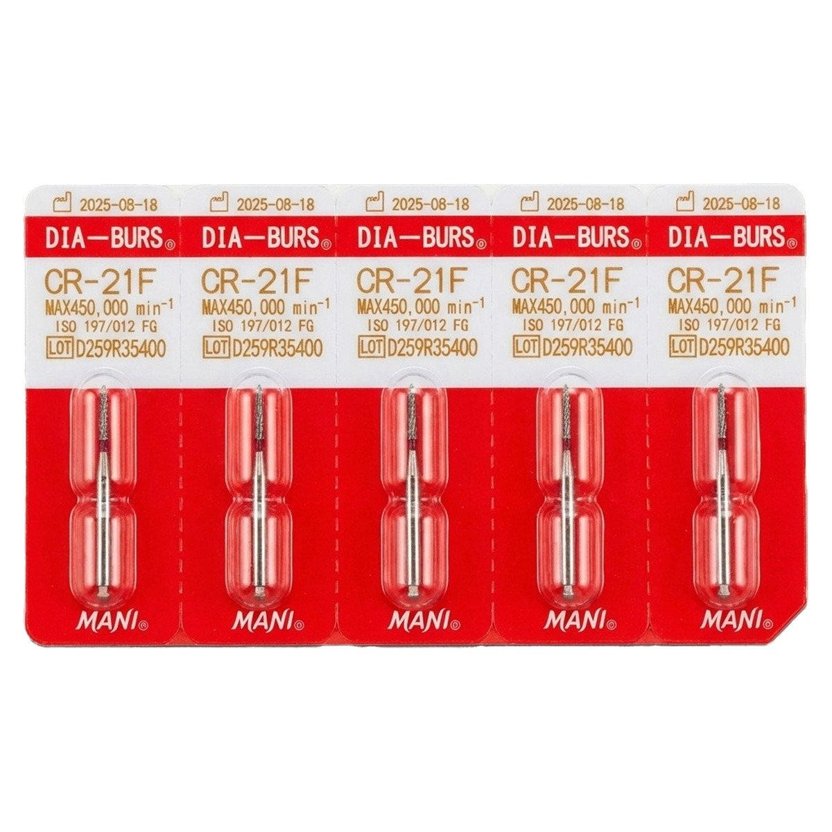 Mani Diamond Bur Cr 21F