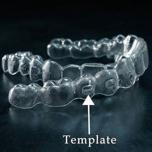 UU Ortho AlignTemplate Foil - Round 0.40 mm | For Composite Attachment Transfer (Pack of 10) (Code no. 121)
