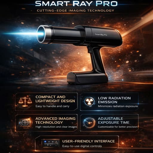 Woodpecker RTA Smart Ray Pro Portable DC Xray Machine By Waldent     