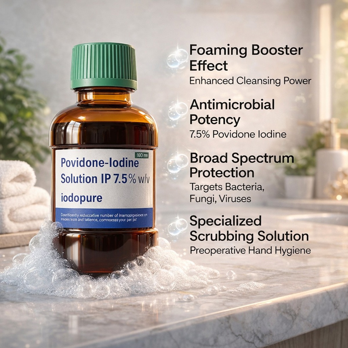 Vasa Iodopure Microbicidal Solutions 7.5% (Pack of 10)