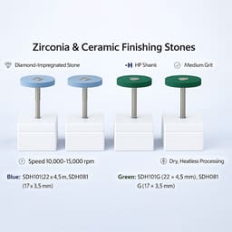 Labodent Diamond Stones HP For Zirconia & Ceramic Grinding And Polishing - 3