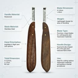 Waldent Putty Cutting Knife - 3
