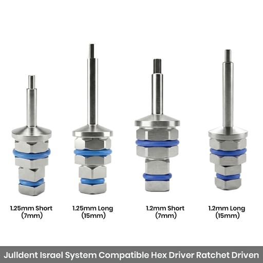 Julldent Implant Drivers and Hex Drivers