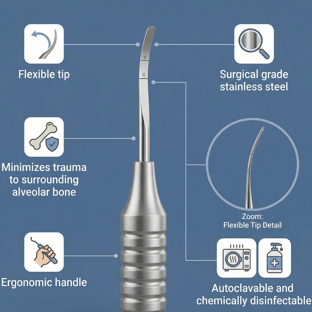 GDC Periotomes Flexi (PTF4)