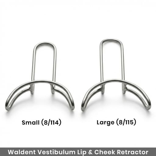 Waldent Vestibulum Lip & Cheek Retractors