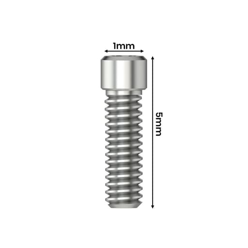 Mediden Dentium Implant Compatible Multi Unit Titanium Abutment Screw (DMUS) (Pack of 10)